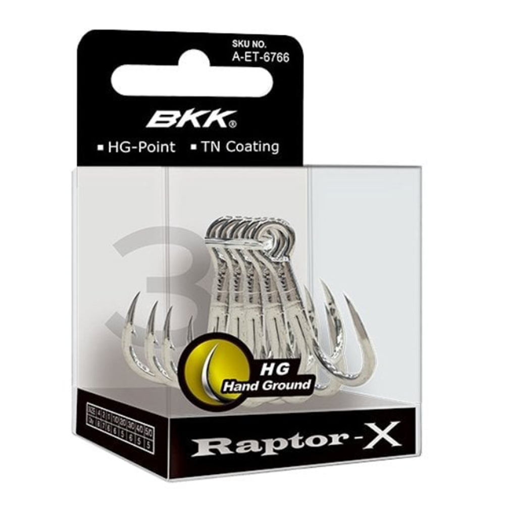 Bkk Raptor-X Üçlü Olta İğnesi - 1/0