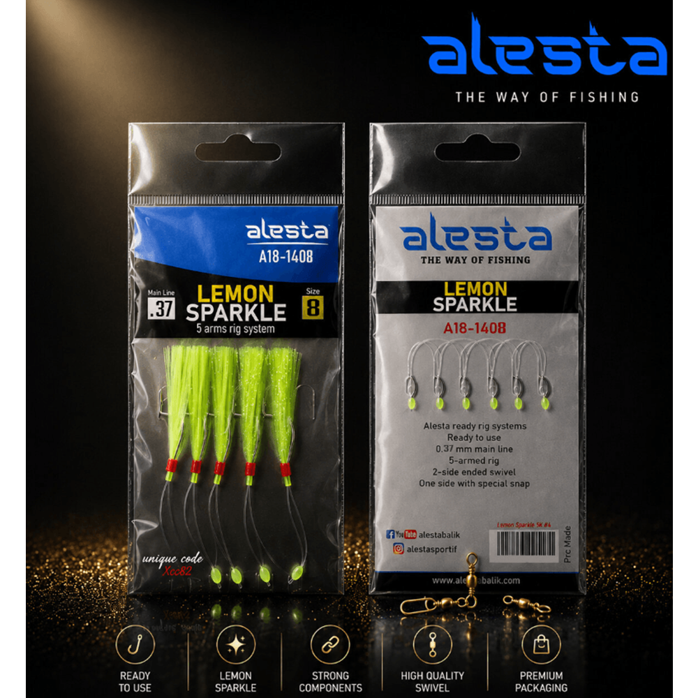 Alesta Lemon Sparkle Rig X0262 5K Çapari - 0.40MM NO:6