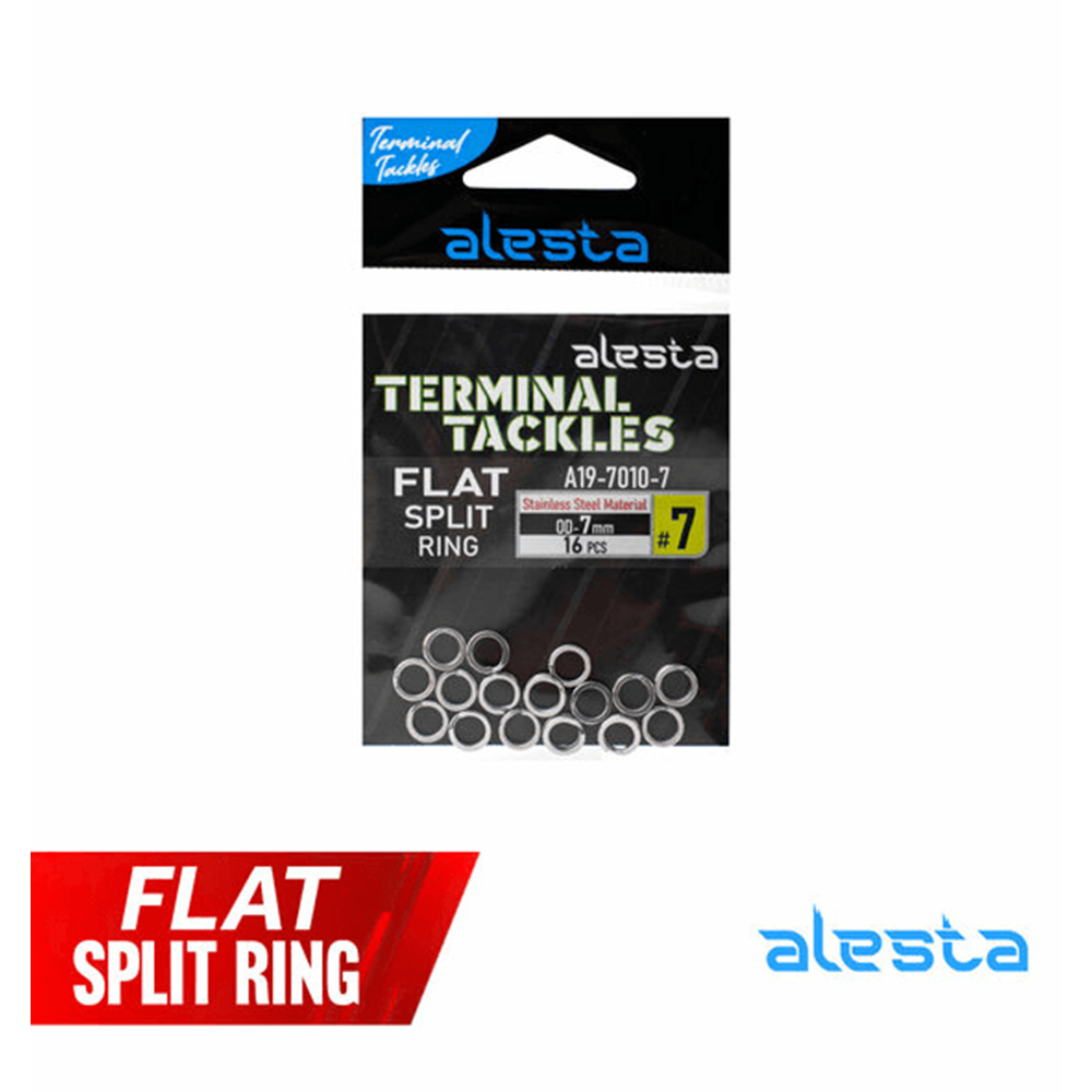 Alesta Split Halka Düz Kesim Nikel - 6 MM