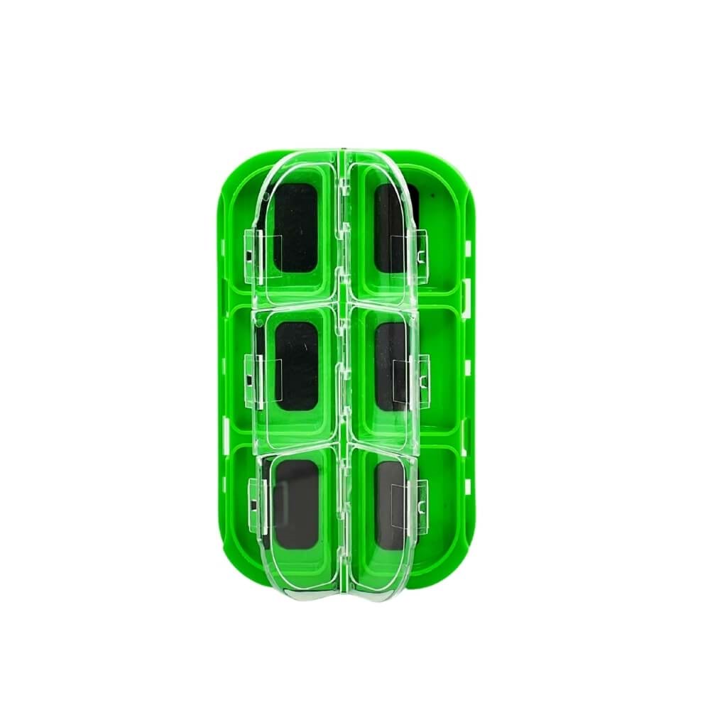 Albastar Elite Manyetik Balıkçılık Aksesuarı Kutusu 6,11 cm x 6,7 cm x 1,2 cm