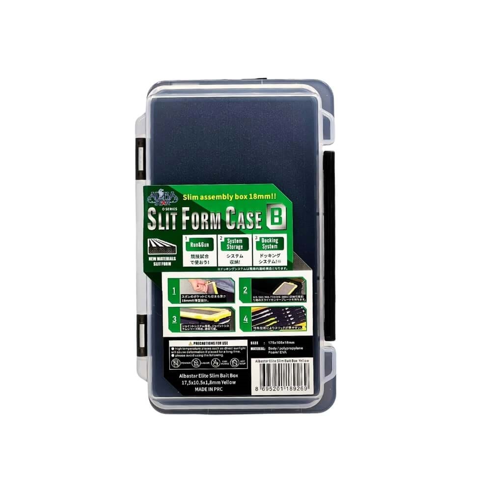Albastar Elite Slit Form Case B Balıkçı Kutusu 17,5 cm x 10,5 cm x 1,8 cm