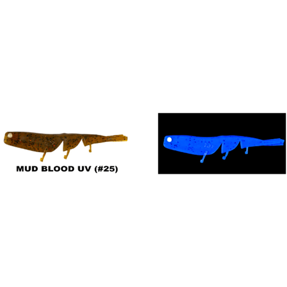 Daiwa Bait Junkie Prawn 6 Cm Silikon Karides Yem - MUD BLOOD UV