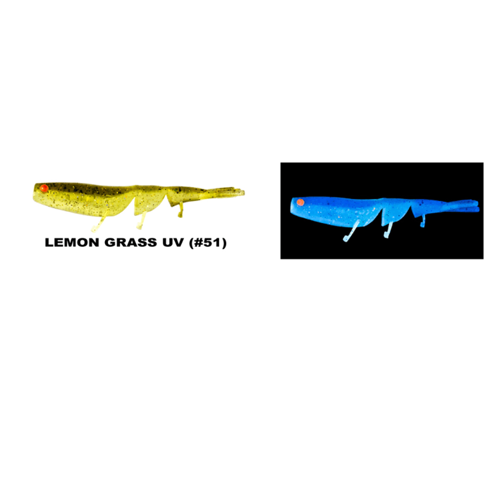 Daiwa Bait Junkie Prawn 6 Cm Silikon Karides Yem - LEMONGRASS UV