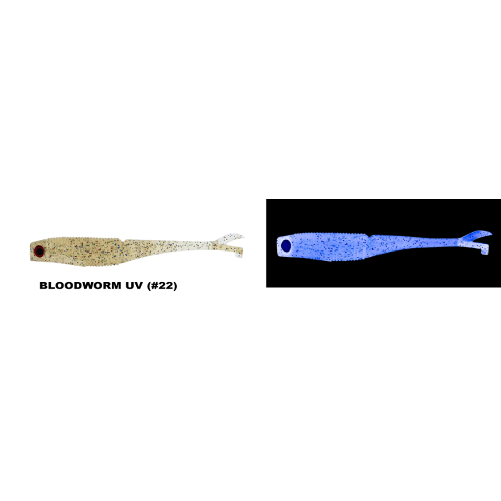 Daiwa Bait Junkie 7.5cm Flick Silikon Yem - BLOODWORM UV