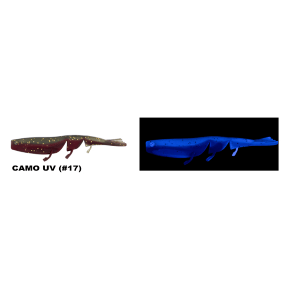 Daiwa Bait Junkie Prawn 7.6 Cm Silikon Karides Yem (6 Adet) - CAMO UV