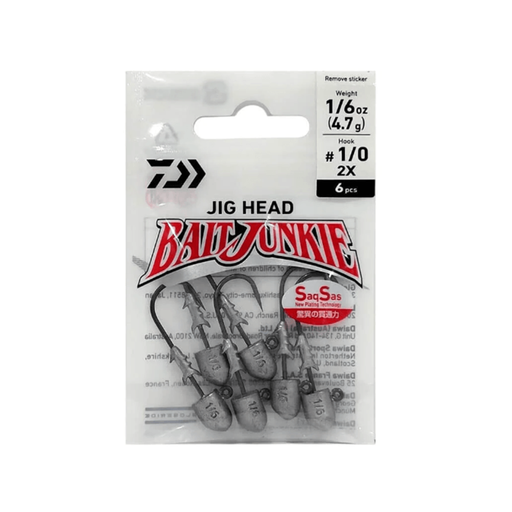 Daiwa Bait Junkie Jig Head 2.36 GR - 1/12 OZ - 1
