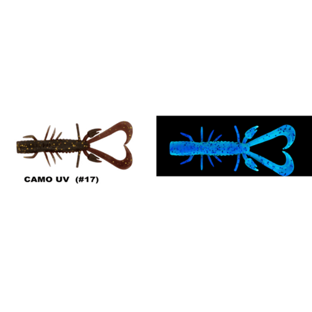 Daiwa Bait Junkie Risky Critter 7.62 Cm Silikon Yem (6 Adet) - CAMO UV