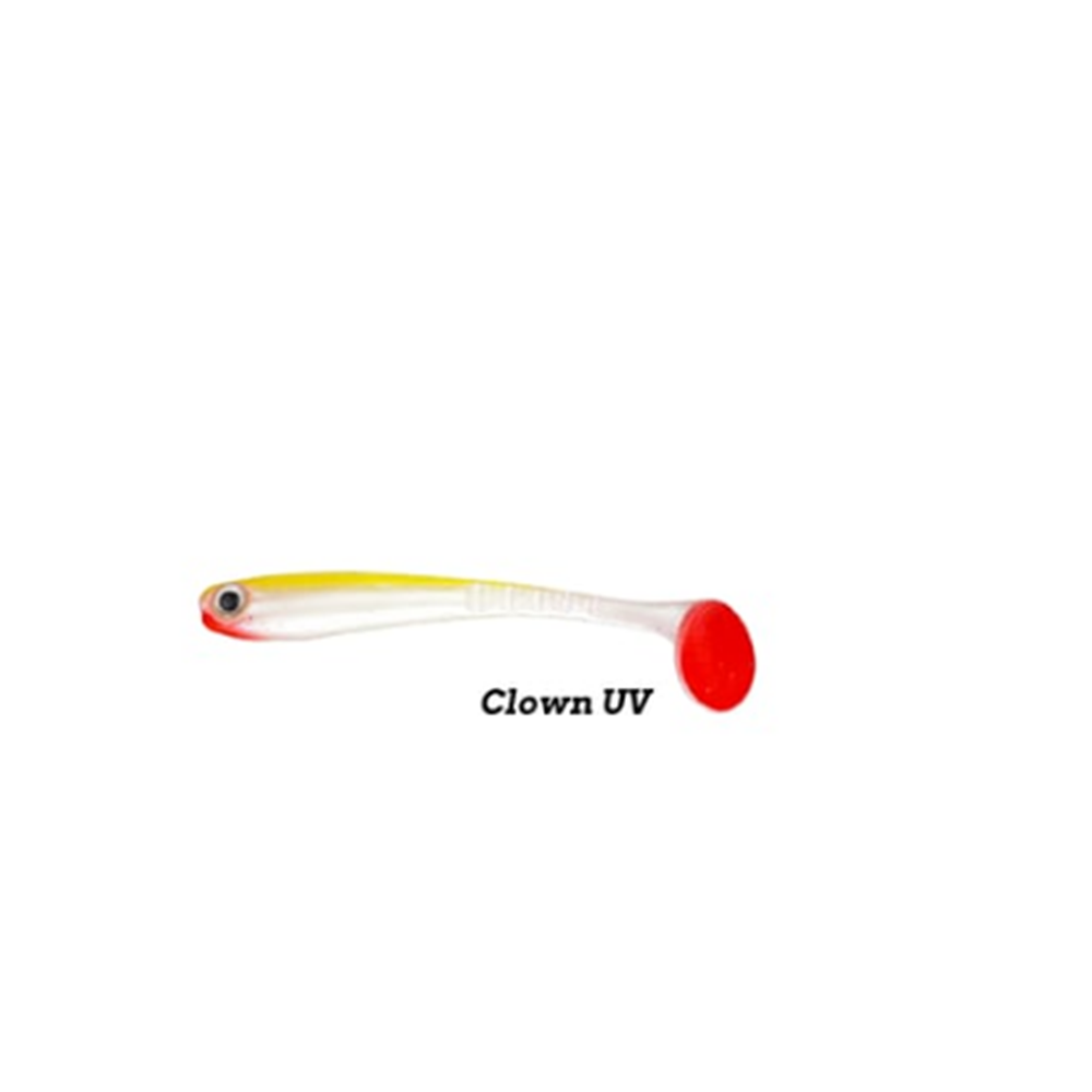 Fujin Bomb Shad 85mm Silikon Balık - CLOWN