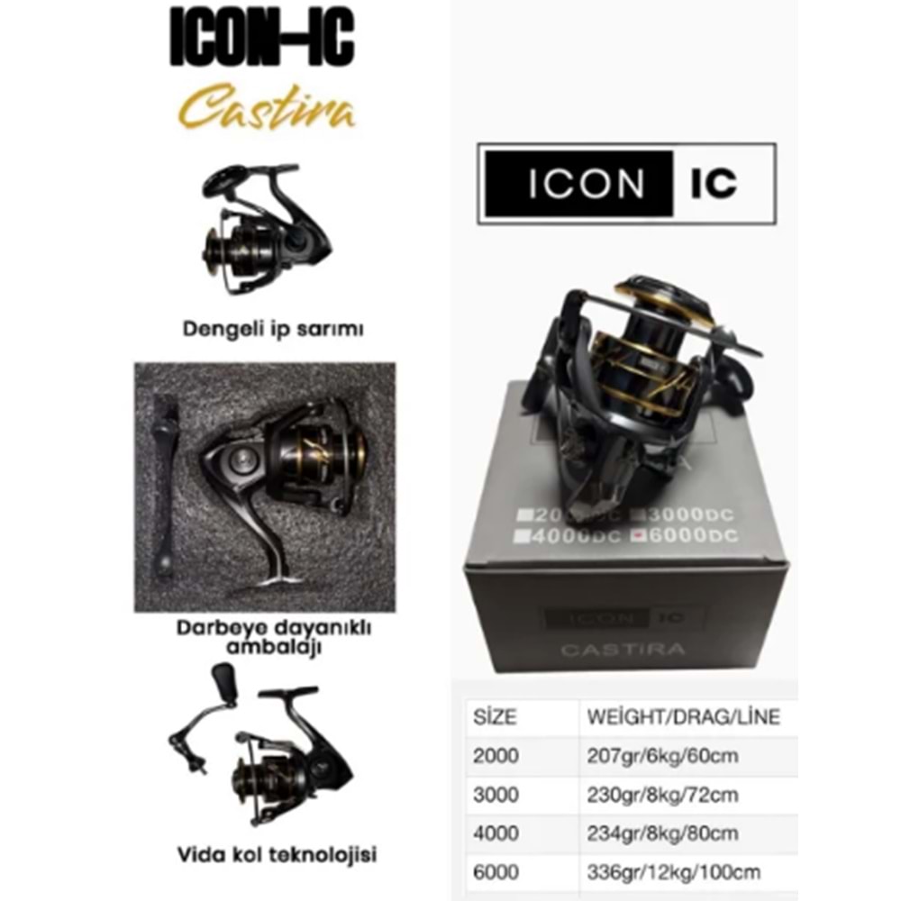 ICON-IC Castira 2000 DC Olta Makarası