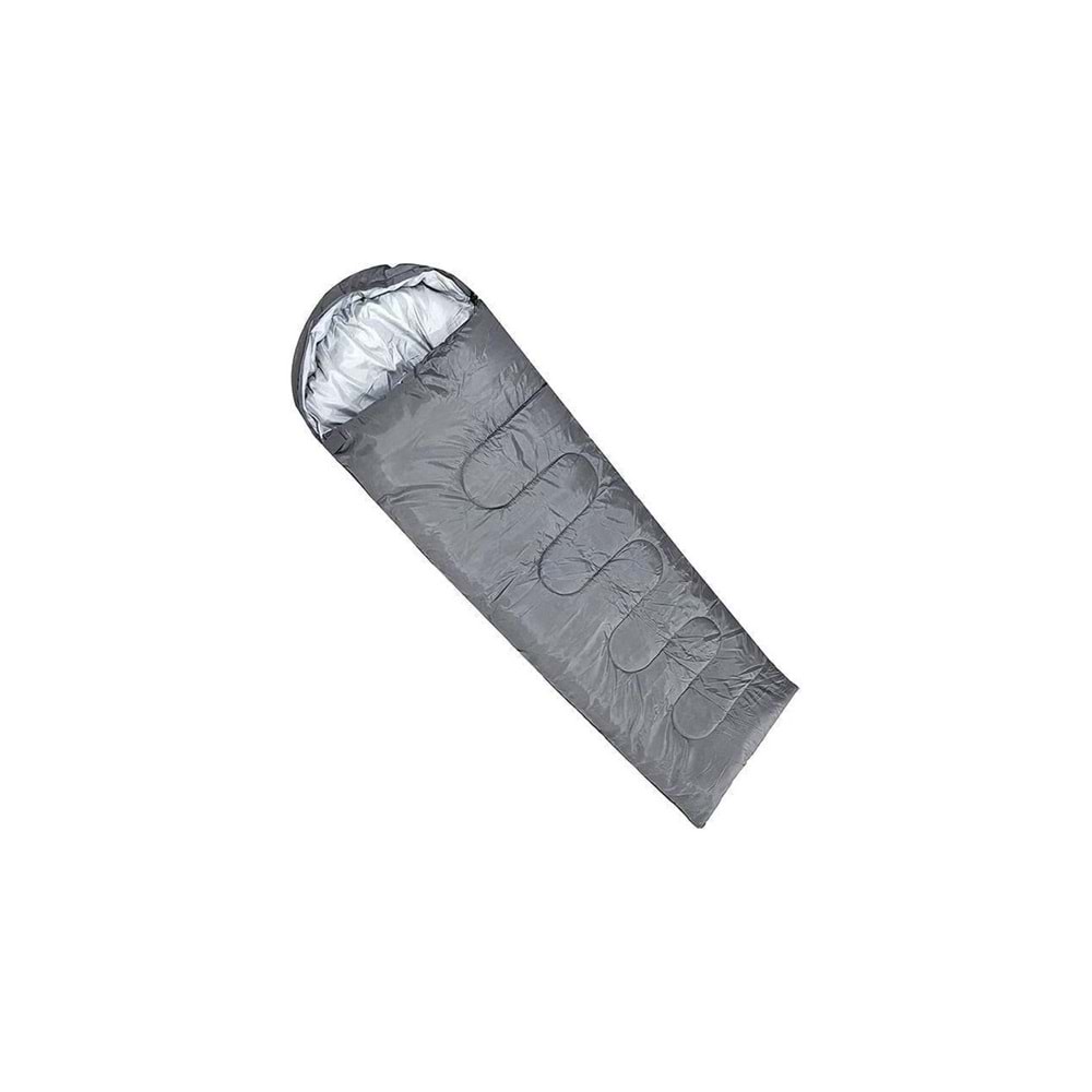 DFT Düz Başlık(190+30cm)x75 Gri 5/15° Uyku Tulumu