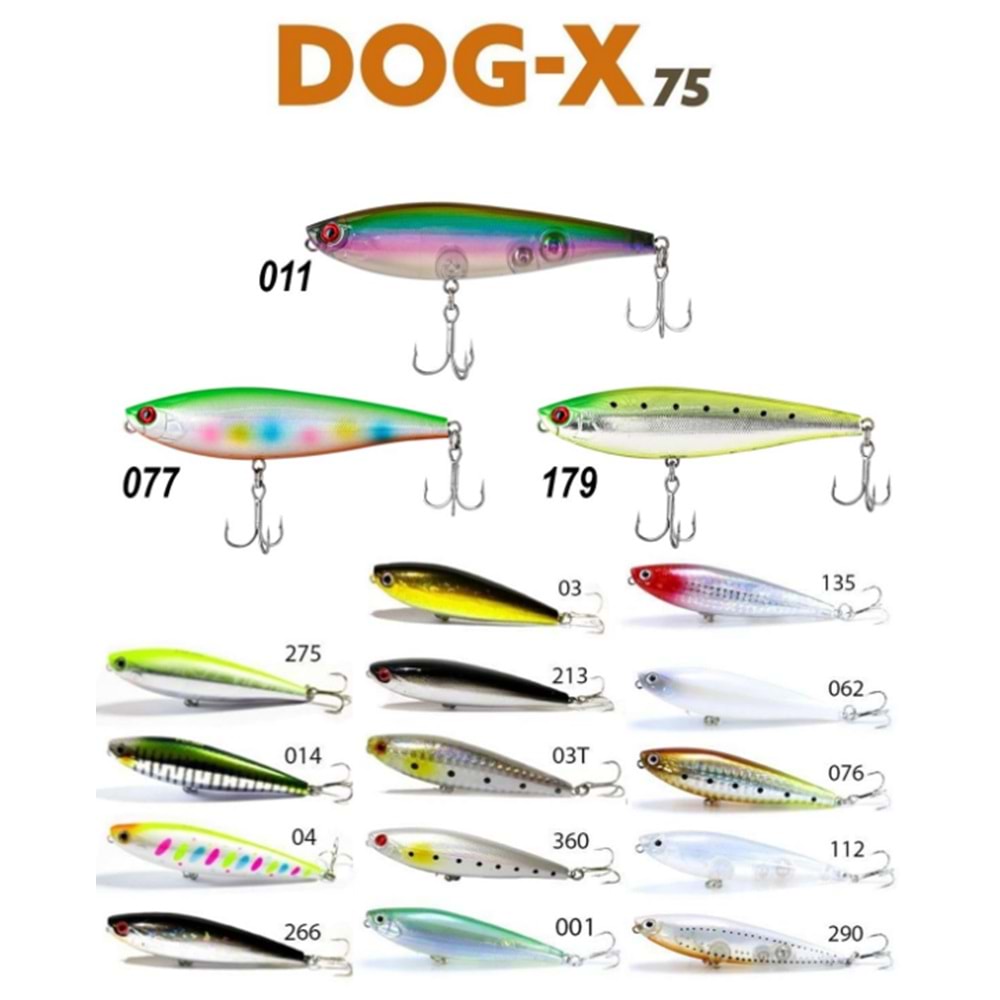 FUJIN Dog-x 7.5cm 8.5gr Maket Balık