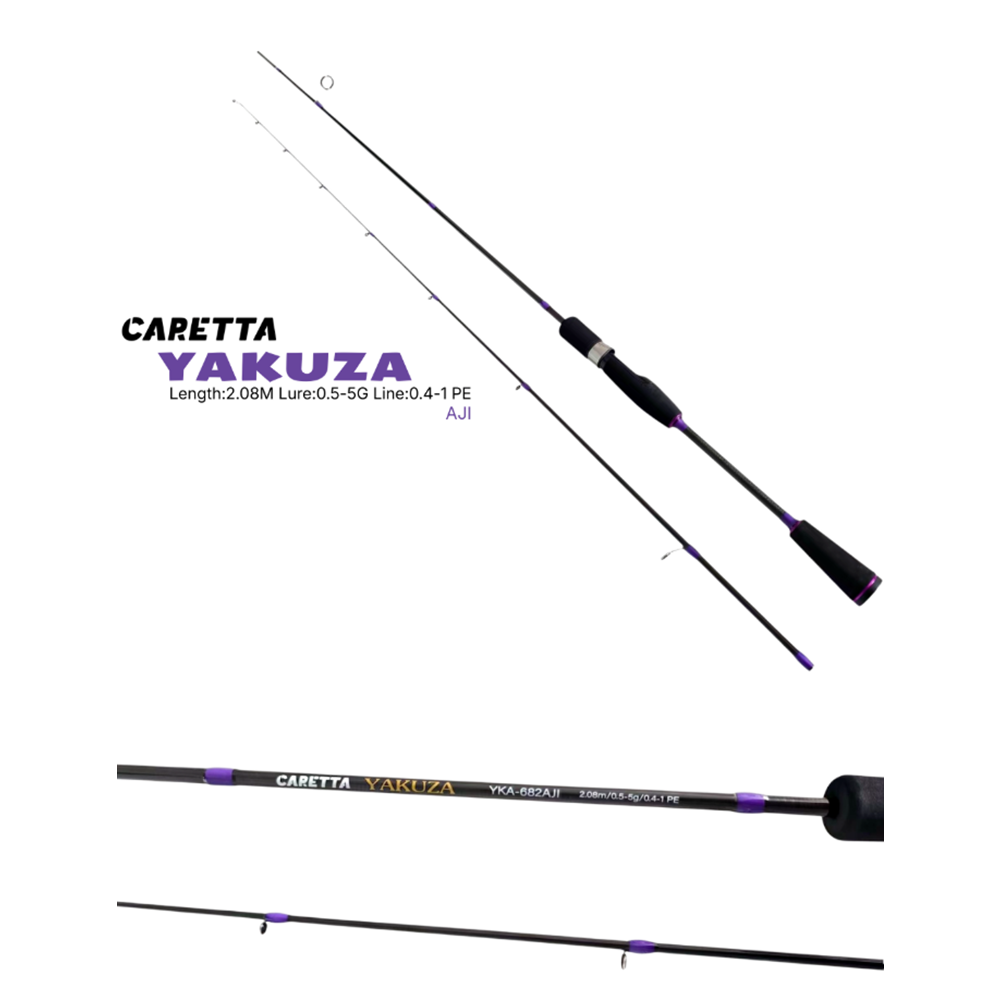 Caretta Yakuza Aji 0.5-5g 2.08m 0.4-1 Pe Lrf Olta Kamışı
