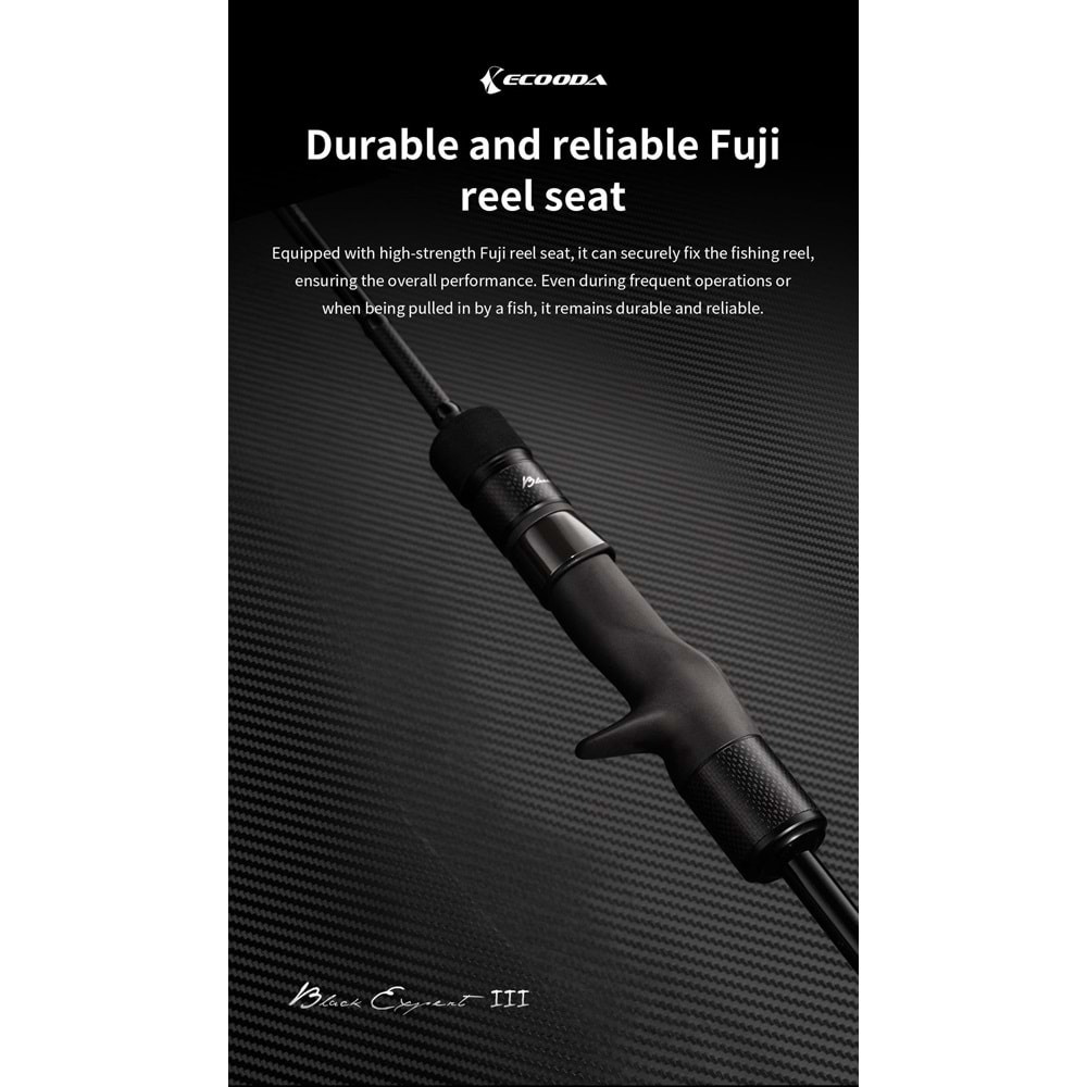 Ecooda Black Expert 3 190cm 180-300g Slow Jigging Kamışı