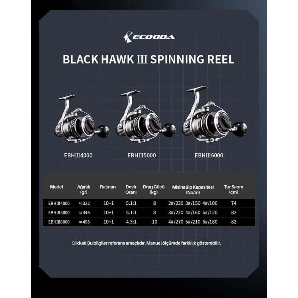 Ecooda Black Hawk III 5000 Olta Makinesi