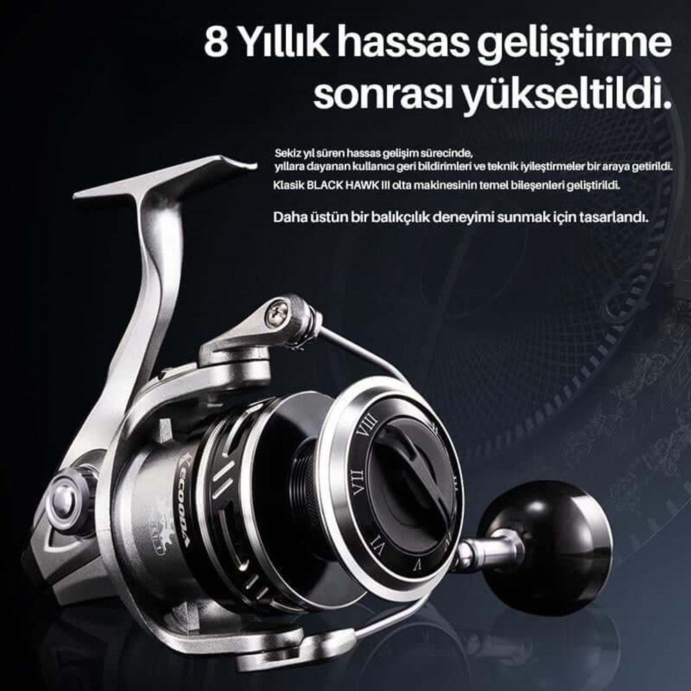 Ecooda Black Hawk III 5000 Olta Makinesi