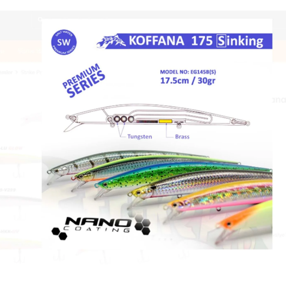 Strike Pro Eg-145 B S Koffana 175S 17.5cm 30gr Maket Yem - SIN042V-UV