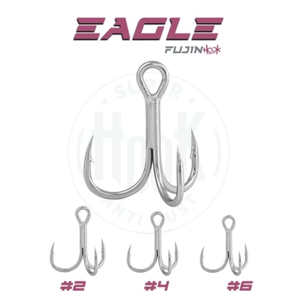 Fujin Eagle Süper Anti-Rust Üçlü Kanca - 4