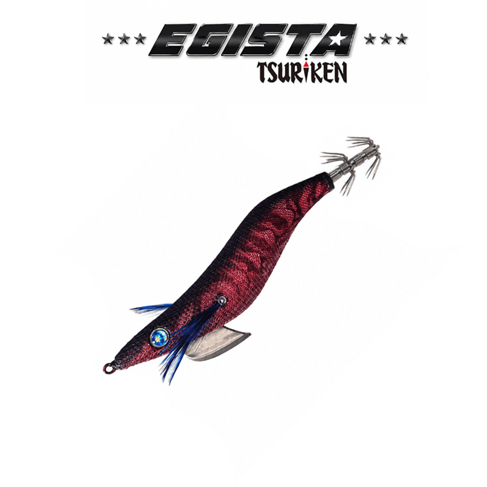 Tsuriken Egista Shallow 3.0 15gr Kalamar Zokası - RED KEIMURA BLACK LAME