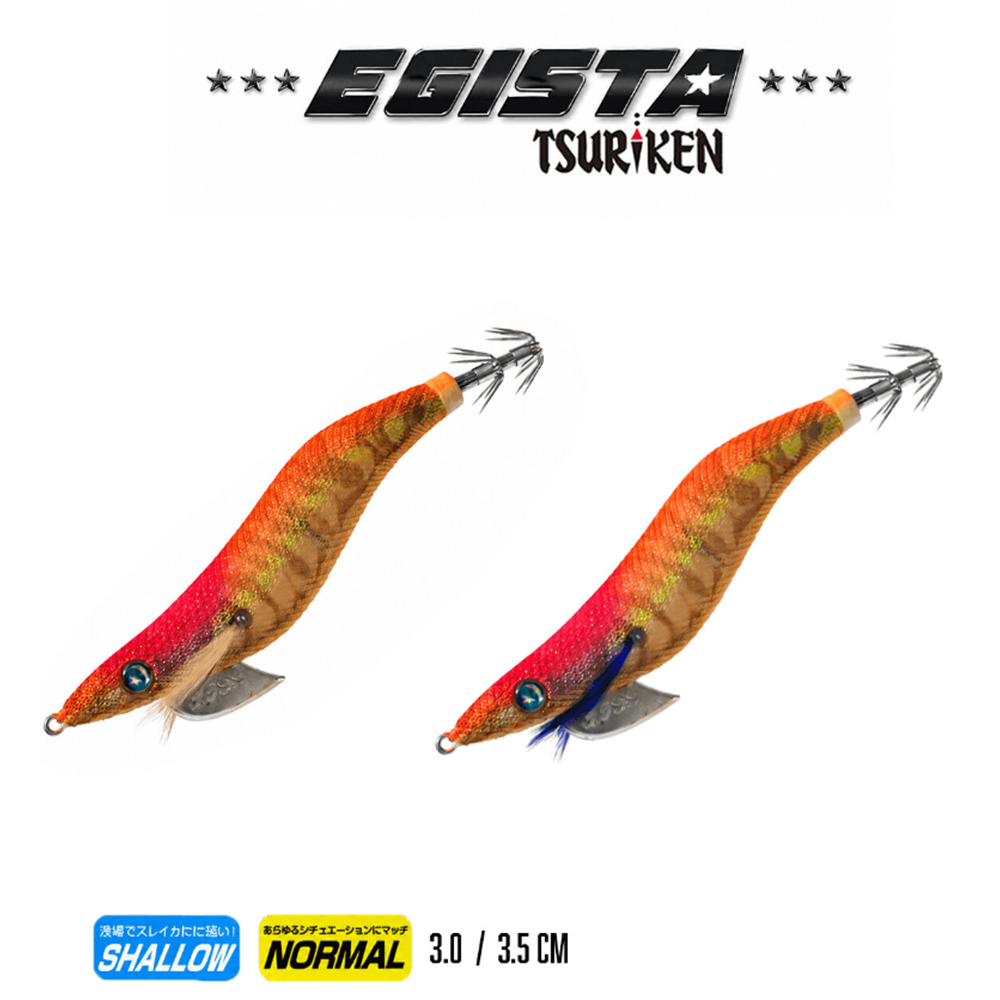 Tsuriken Egista Super Shallow 3.0 14gr Kalamar Zokası - UV ORANGE LAME