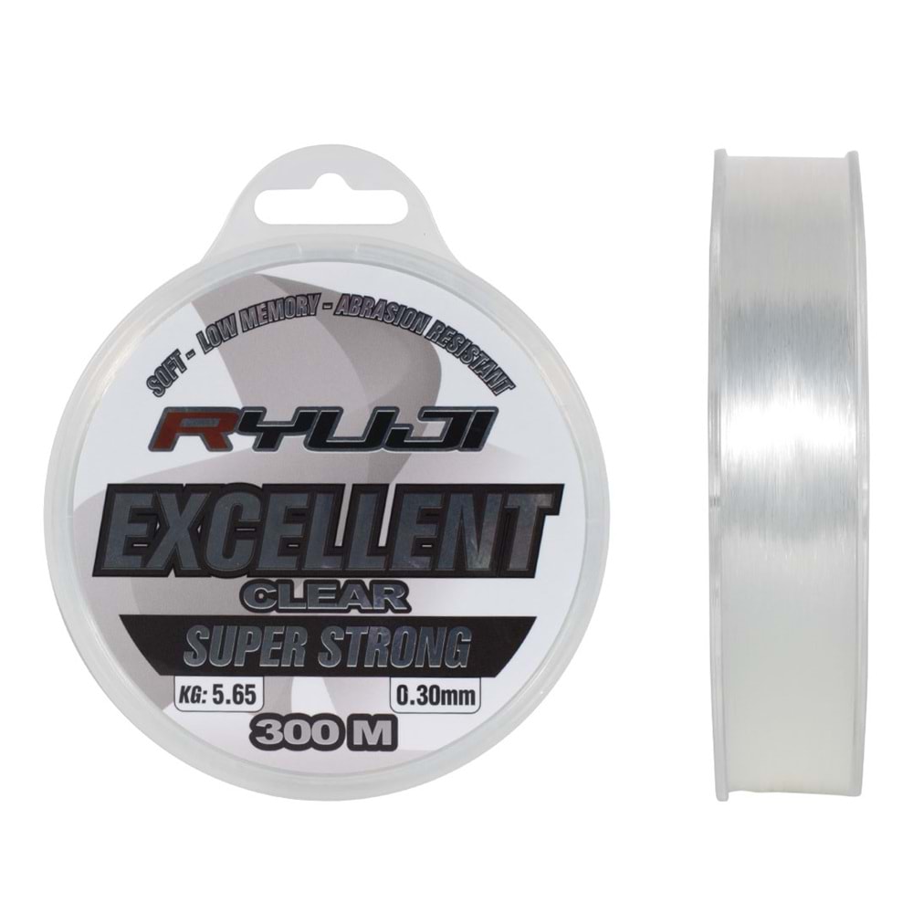 Ryuji Excellent 300m Clear Misina - 0.20MM