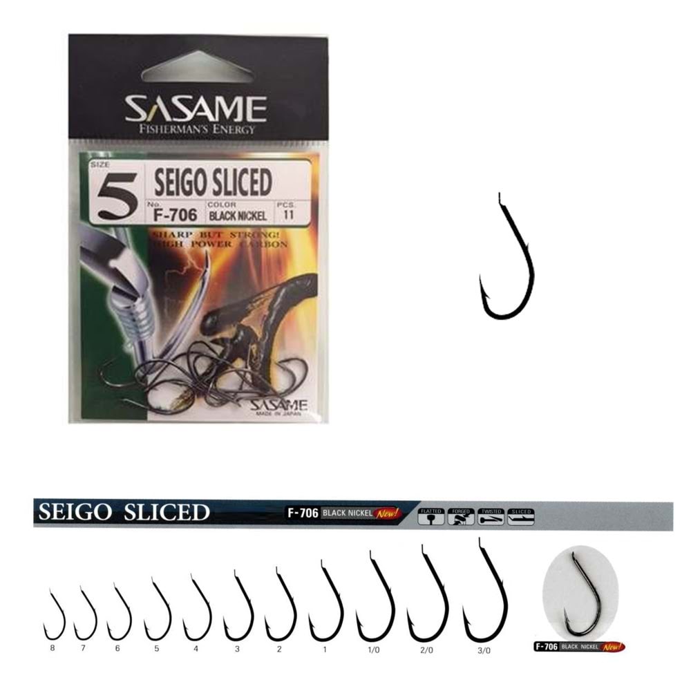 Sasame F-706 Seigo Sliced İğne (Black Nickel) - 4