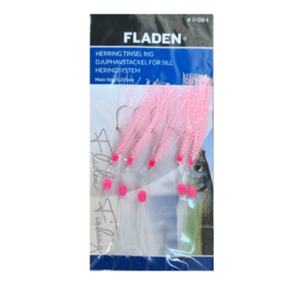 Fladen Sabiki Herring Tinsel Hazır Takım - PEMBE NO:4