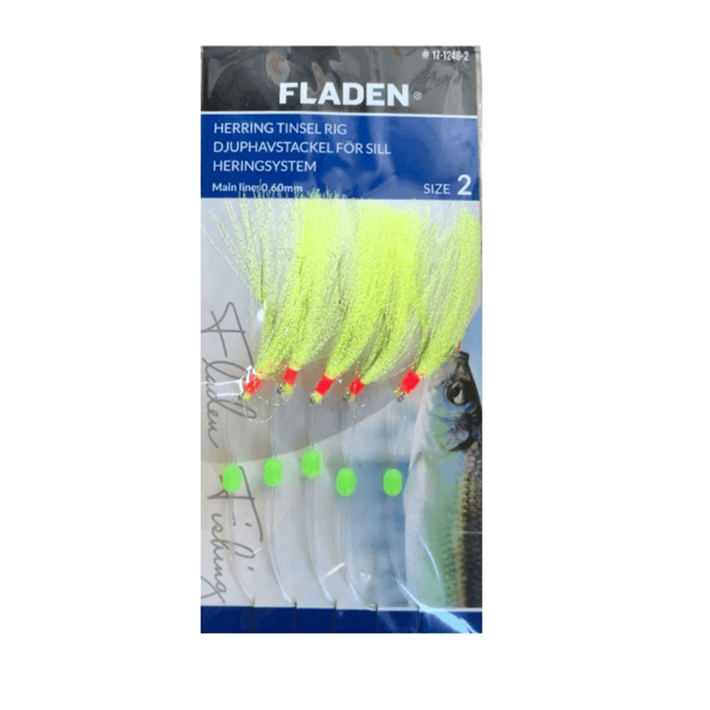 Fladen Sabiki Herring Tinsel Hazır Takım - SARI NO:1
