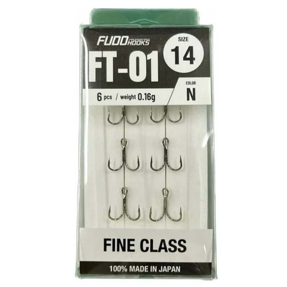FUDO 2230 TREBLE FINE CLASS FT-01 NIKEL ÜÇLÜ İĞNE