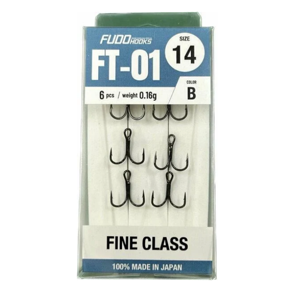 Fudo 2231 Treble Fine Class FT-01 Black Nikel Üçlü İğne - 6