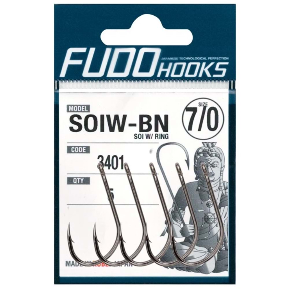 Fudo 3401 Soi Black Nikel İğne