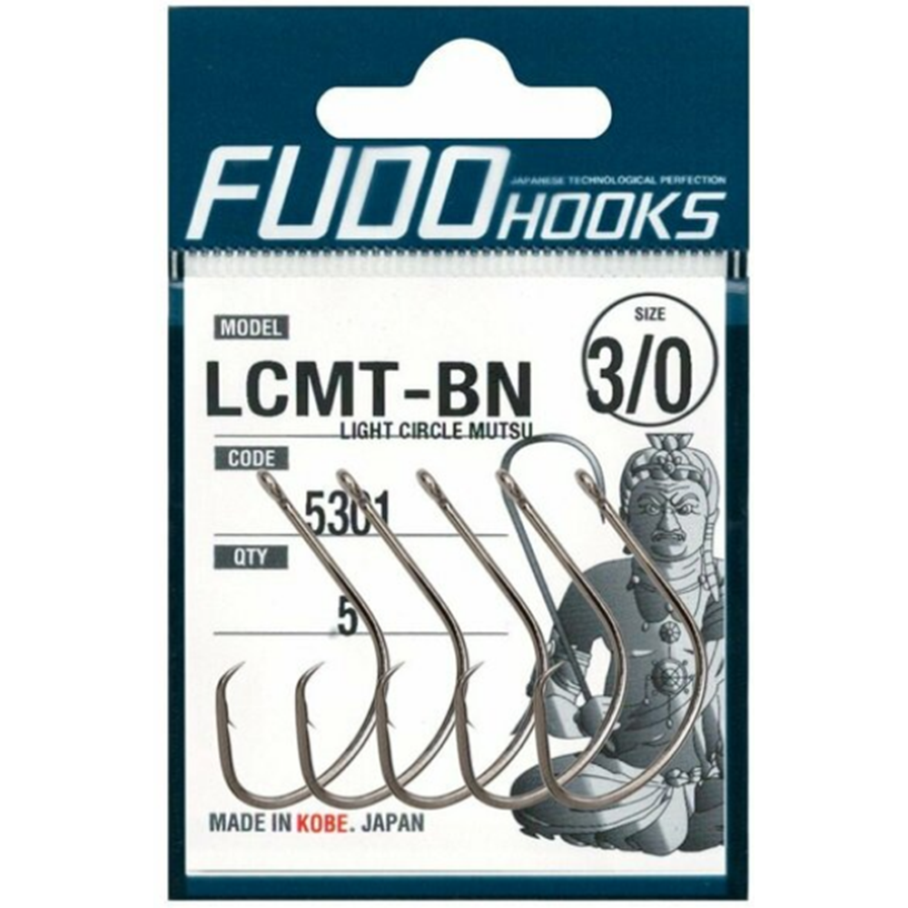 Fudo 5301 Light Circle Mutsu Black Nikel İğne - 1/0