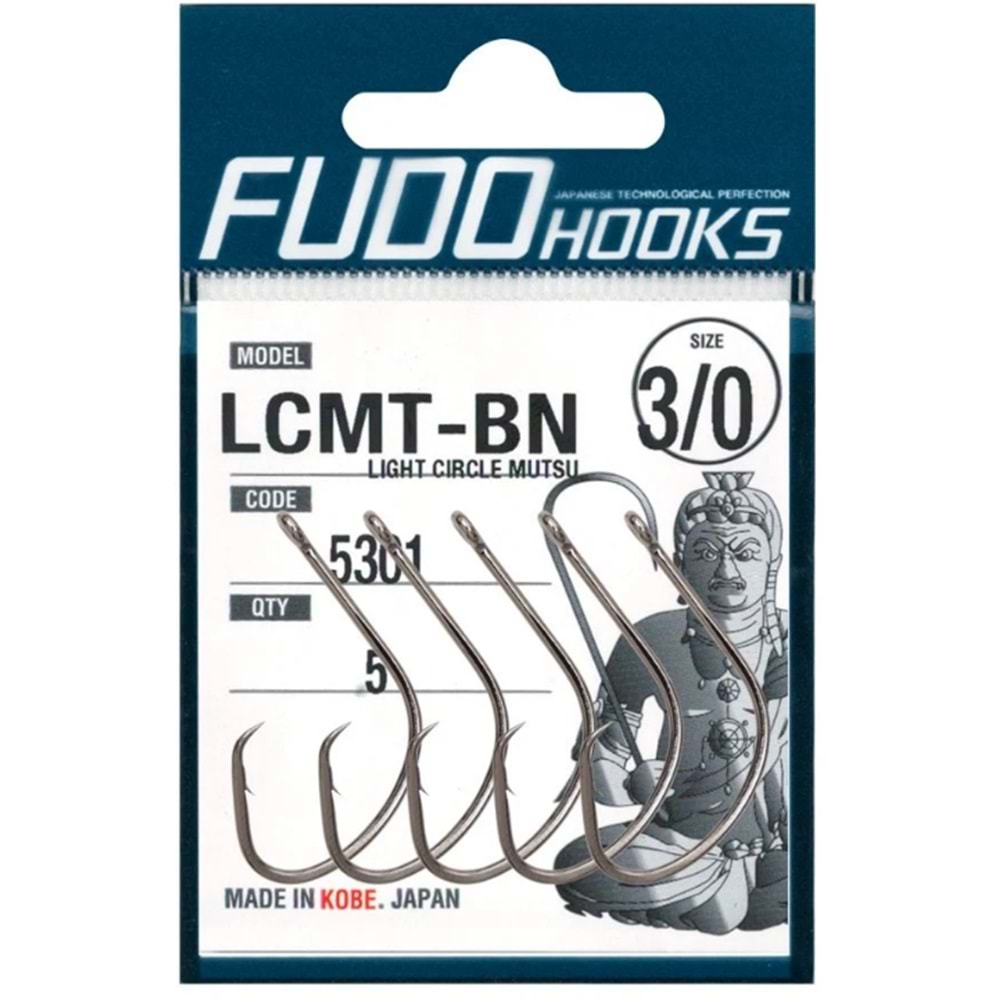 Fudo 5301 Light Circle Mutsu Black Nikel İğne