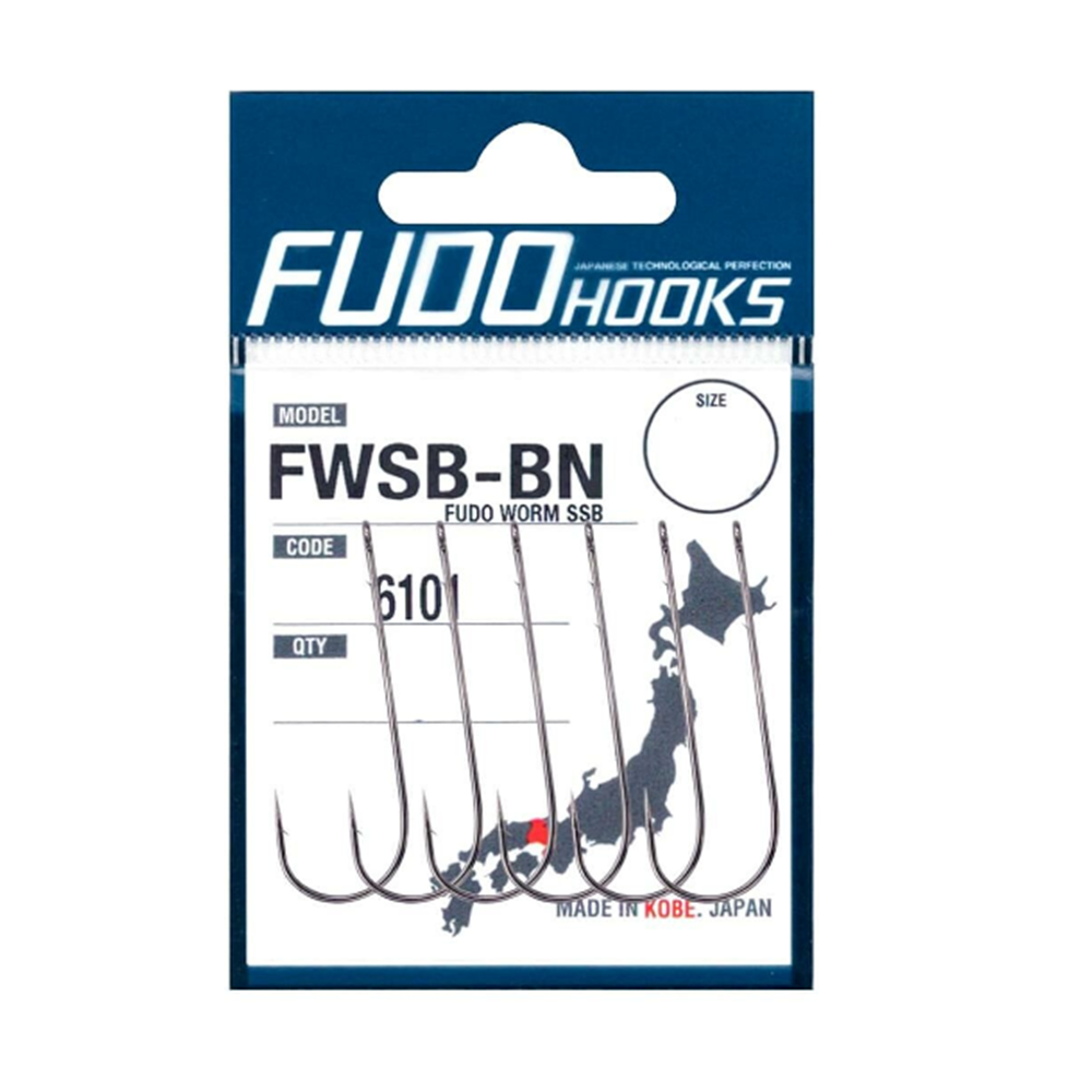 Fudo 6101 Worm SSB Black Nikel Uzun Pala Tırnaklı İğne - 4