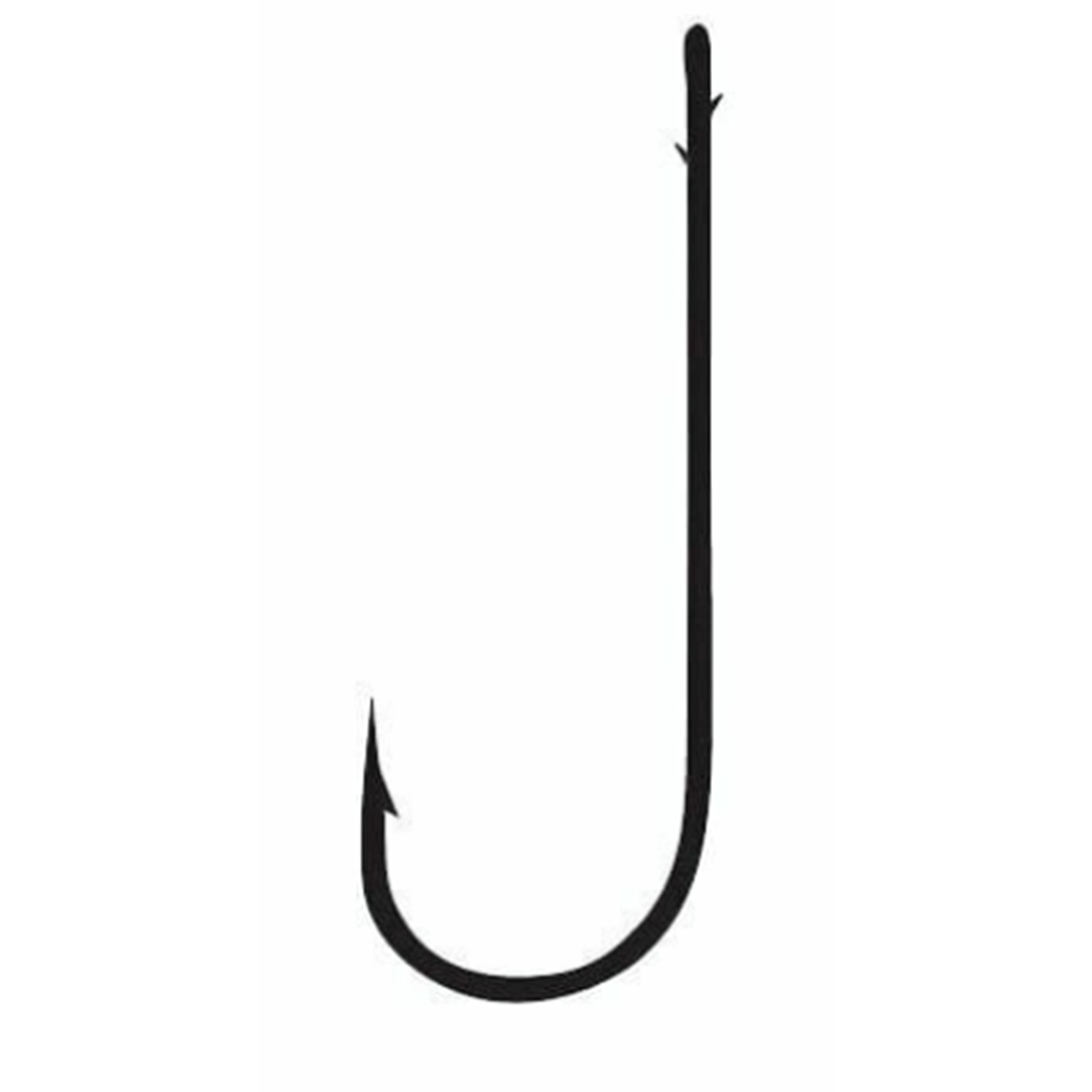 Fudo 6111 Worm SSB2 Black Nikel Uzun Pala Tırnaklı İğne - 1/0