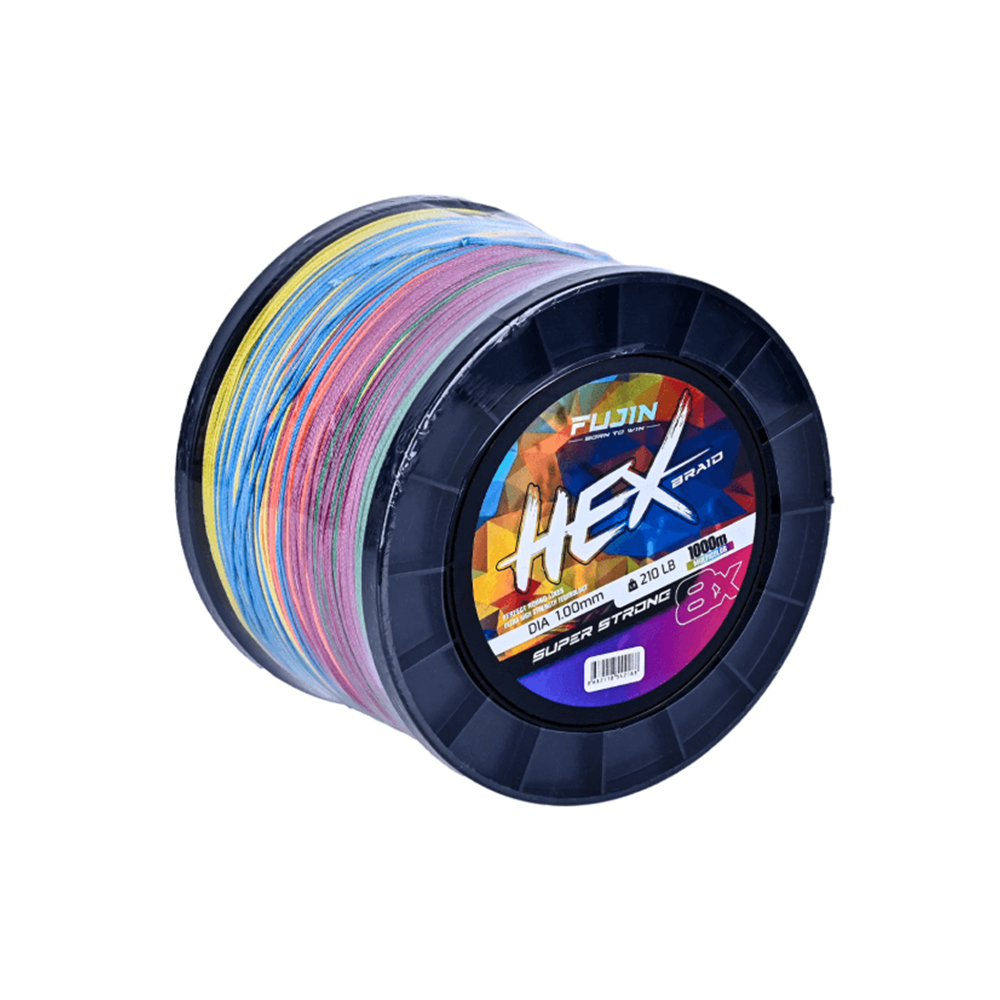 Fujin Hex 8X 1000Mt Multicolor Pe Line İp Misina - 0.40MM