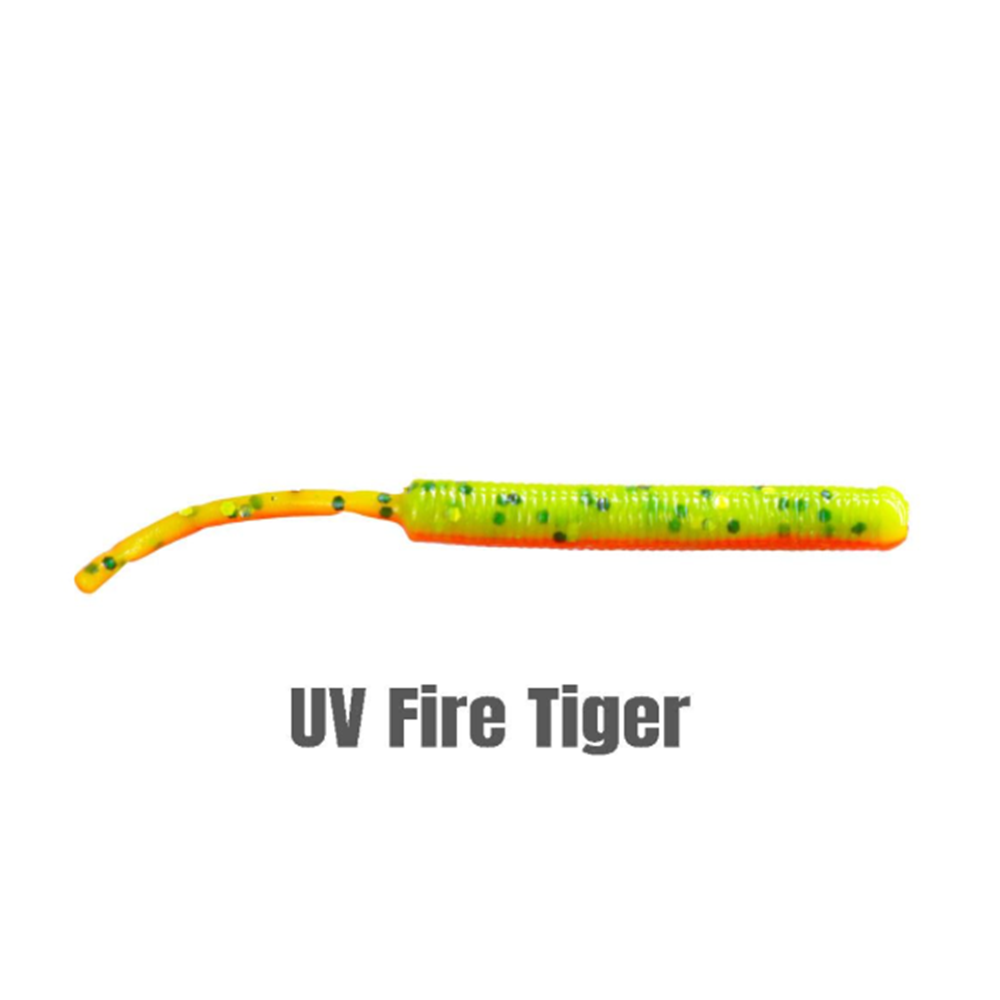 Fujin Baby Worm 5,2cm Floating LRF Silikonu - UV FIRE TIGER