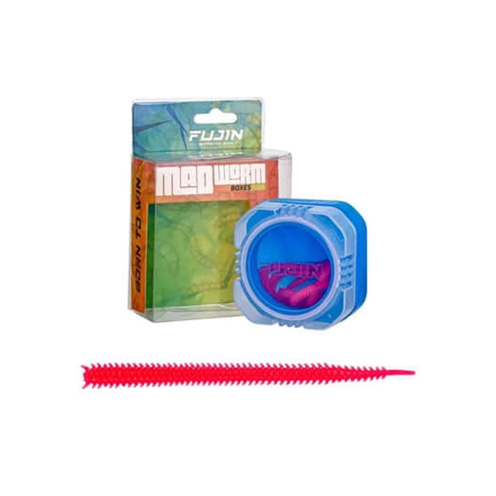 Fujin Mad Worm 9cm LRF Silikonu - PINK GLOW