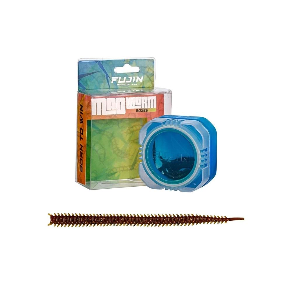 Fujin Mad Worm 9cm LRF Silikonu - MOTOR OIL
