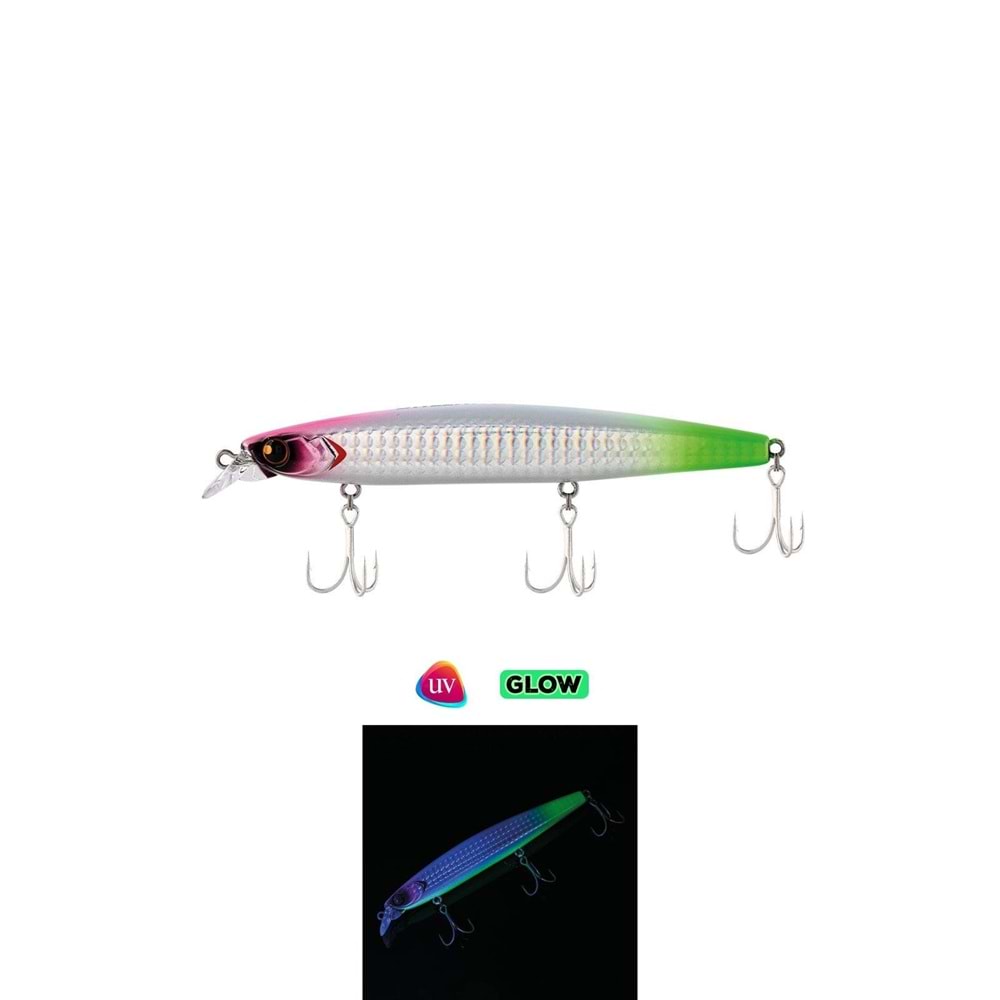 Fujin Gallant 120F 19gr 120mm Floating Maket Balık - 251 PINKHEAD TAIL