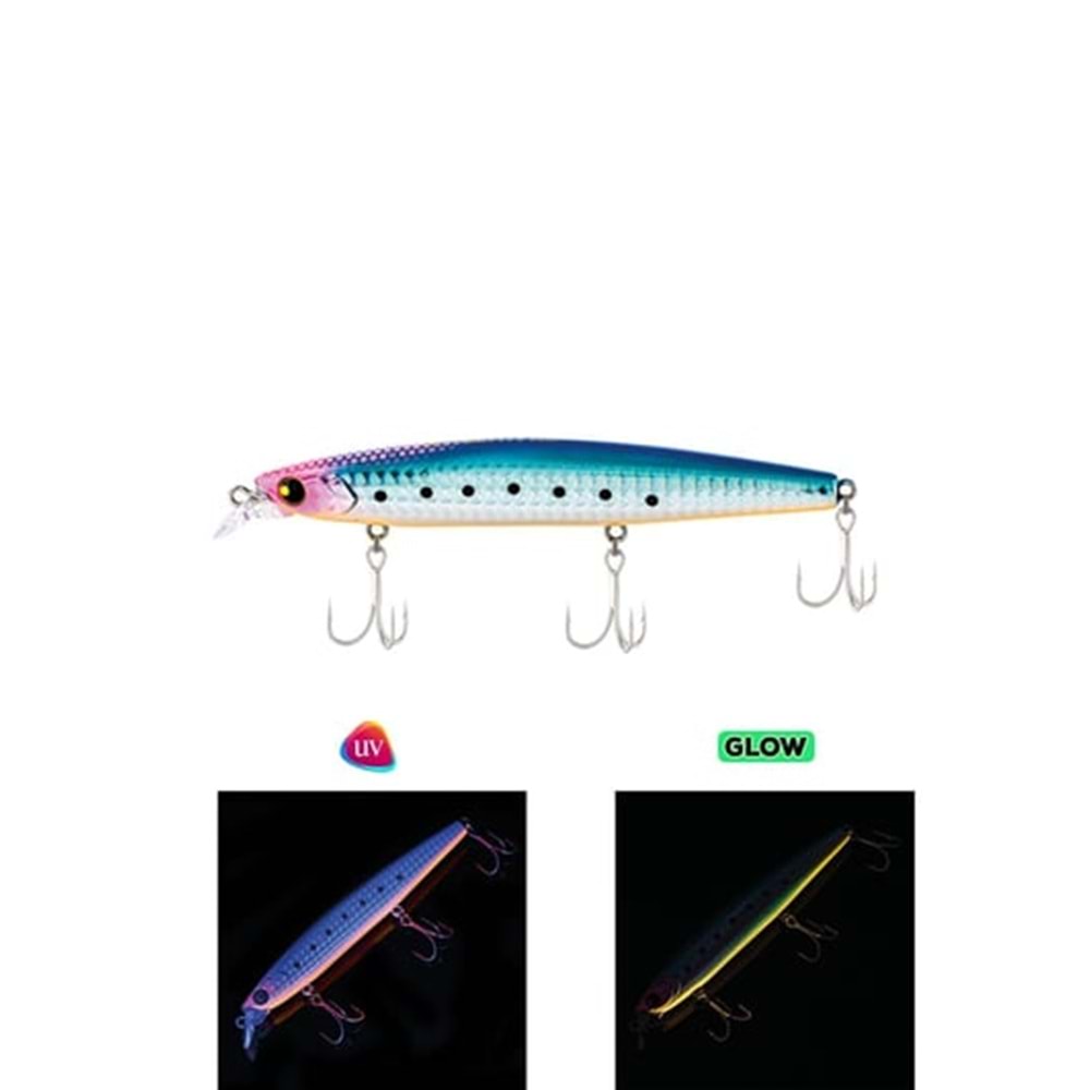 Fujin Gallant 120S 21gr 120mm Sinking Maket Balık - 255 SKY SARDINE