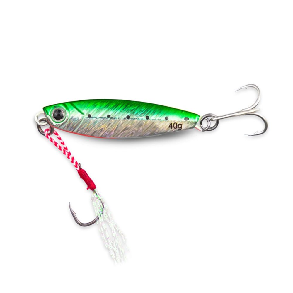 Fujin Iron Fish 40gr 78mm Jig Yem - GREEN IWASHI