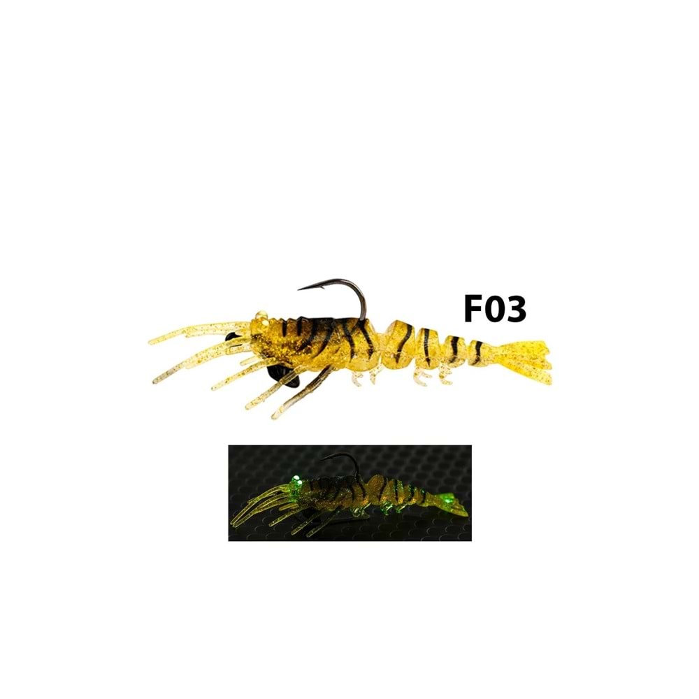 Fujin Shrimper 75mm 8.5gr Silikon Karides - F03 FIZZY