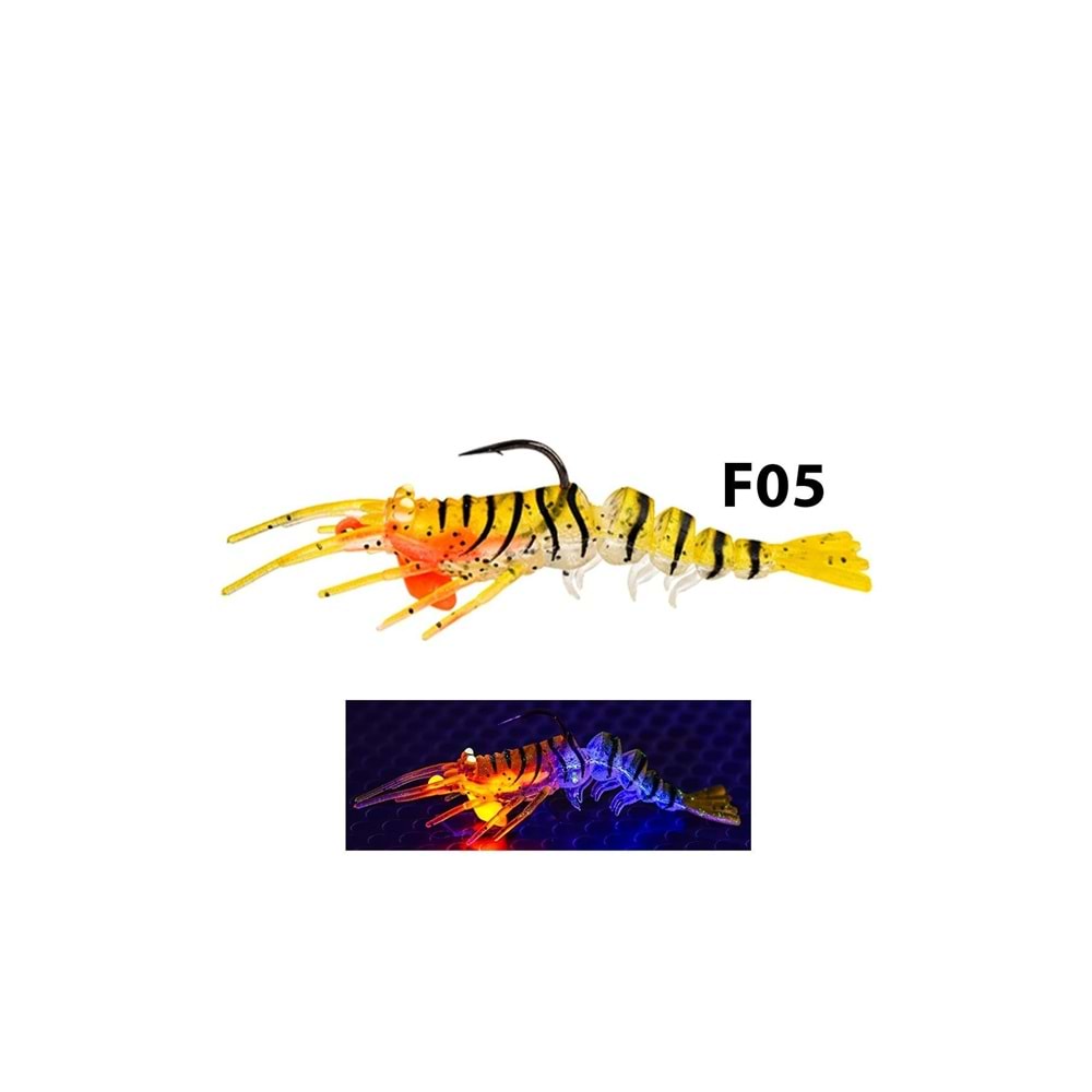 Fujin Shrimper 75mm 8.5gr Silikon Karides - F05 REAL SHRIMP