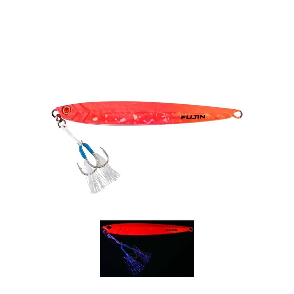 Fujin Valhalla Darksea 100gr Metal Jig Yem - MT42 PINK FLASH ORANGE