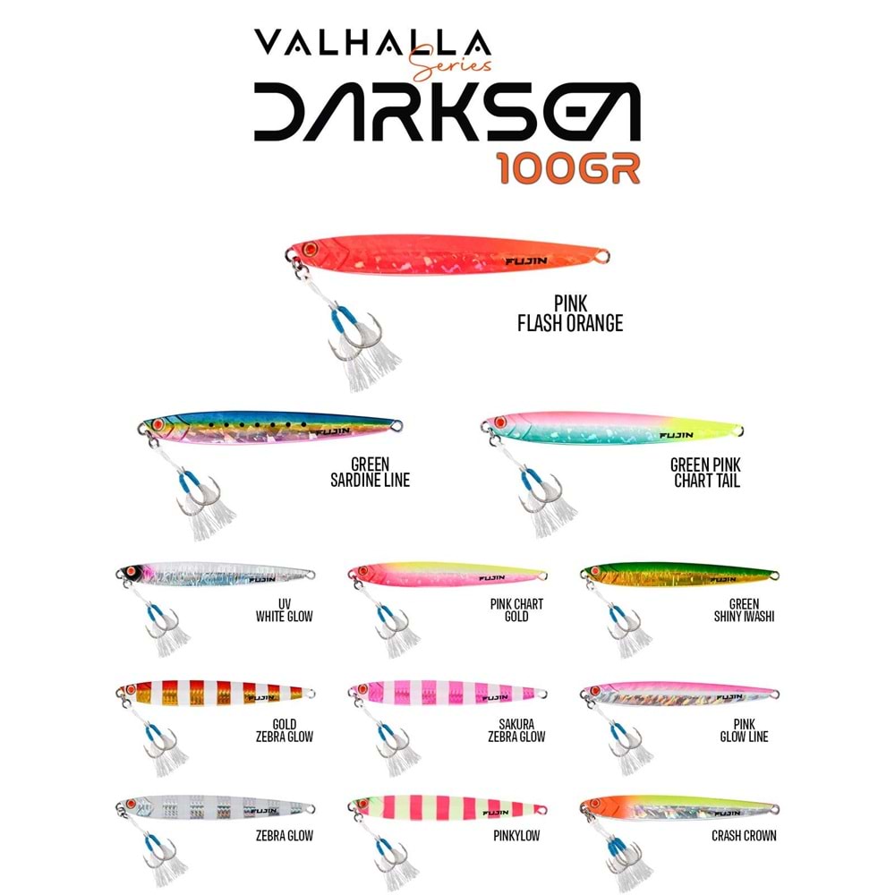 Fujin Valhalla Darksea 100gr Metal Jig Yem
