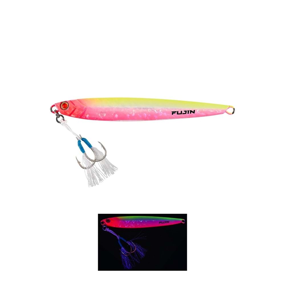 Fujin Valhalla Darksea 80gr Metal Jig Yem - MT44 PINK CHART GOLD