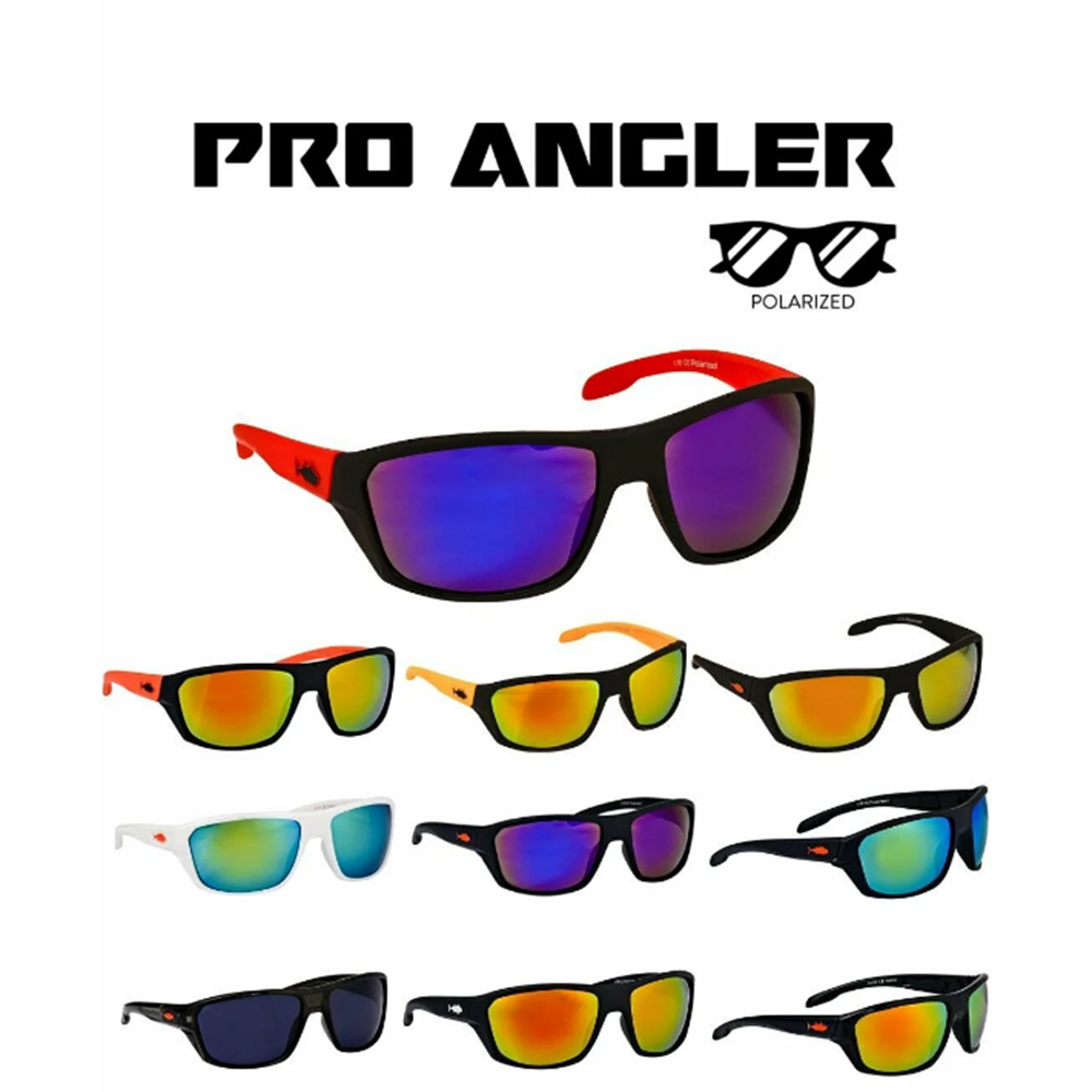 Fujin Pro Angler Polarize Güneş Gözlüğü - ORANGE GLASS+OR BLACK FRAME