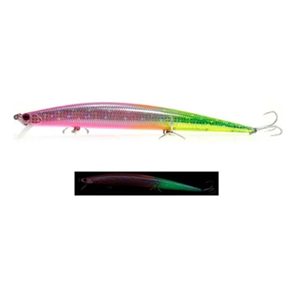 Fujin Flux 140mm 18gr Floating Maket Balık - 182 DOUBLE PINK CHART