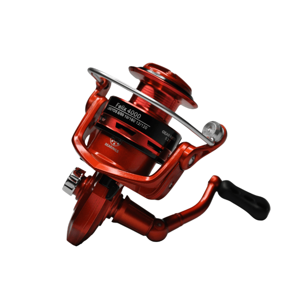 FishPro Felix 3000 Kırmızı Spin Olta Makinesi