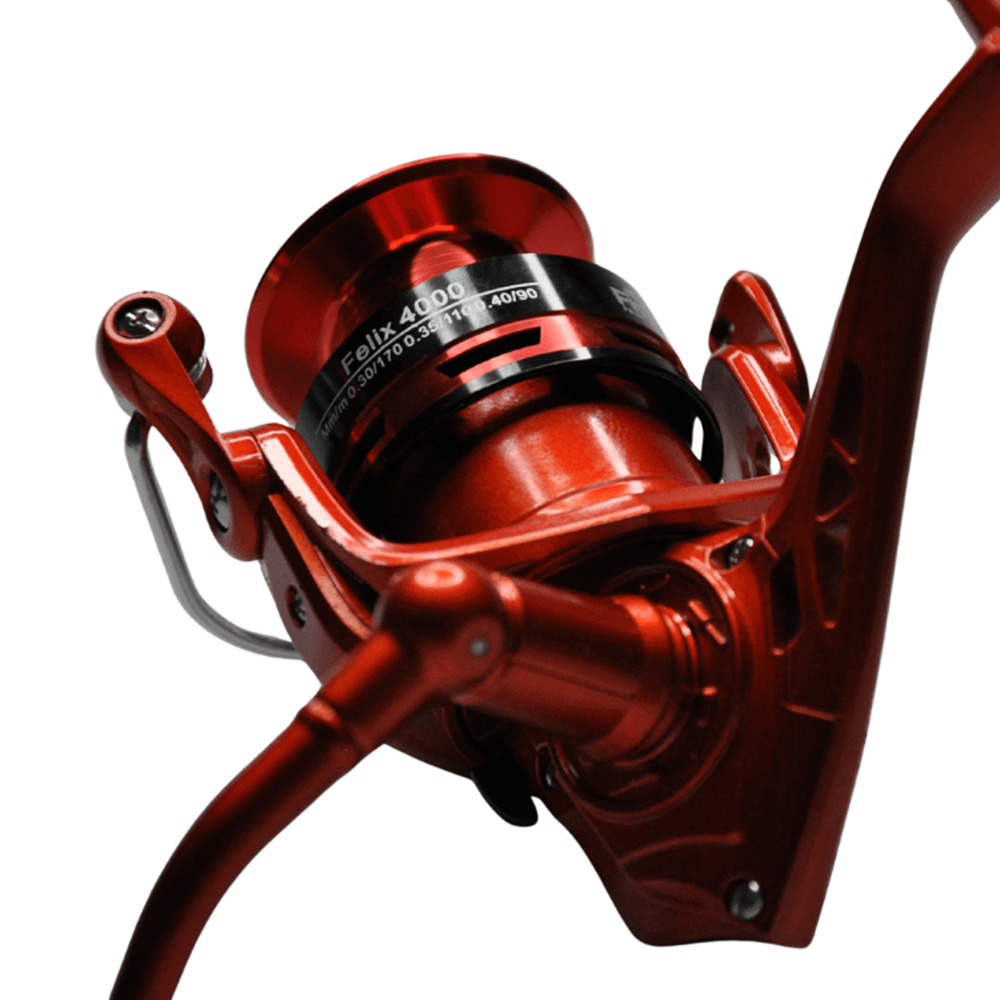 FishPro Felix 4000 Kırmızı Spin Olta Makinesi